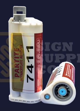 Partite Adhesive 7411 50ml Clear 6-9min (For Channel Letter Trim)