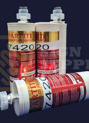 Partite Adhesive 7420 490ml Blue 4-6min