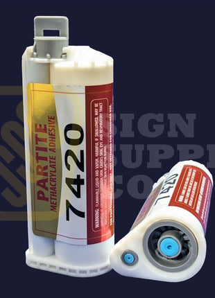 Partite Adhesive 7420 50ml Blue 4-6min