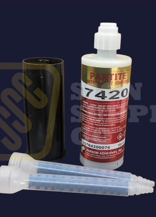 Partite Adhesive 7420 150ml Blue 4-6min - Standard Caulk Tube