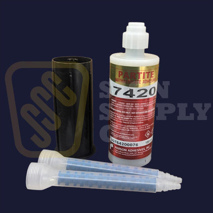 Partite Adhesive 7420 150ml Blue 4-6min - Standard Caulk Tube