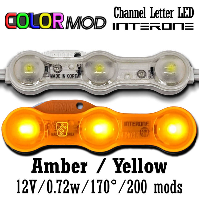 Interone ColorMod Amber Yellow LED Module