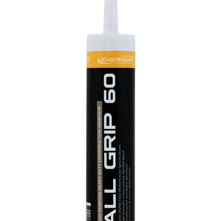 All Grip 60 - All Purpose Construction Adhesive 10.1oz Caulk Cartridge