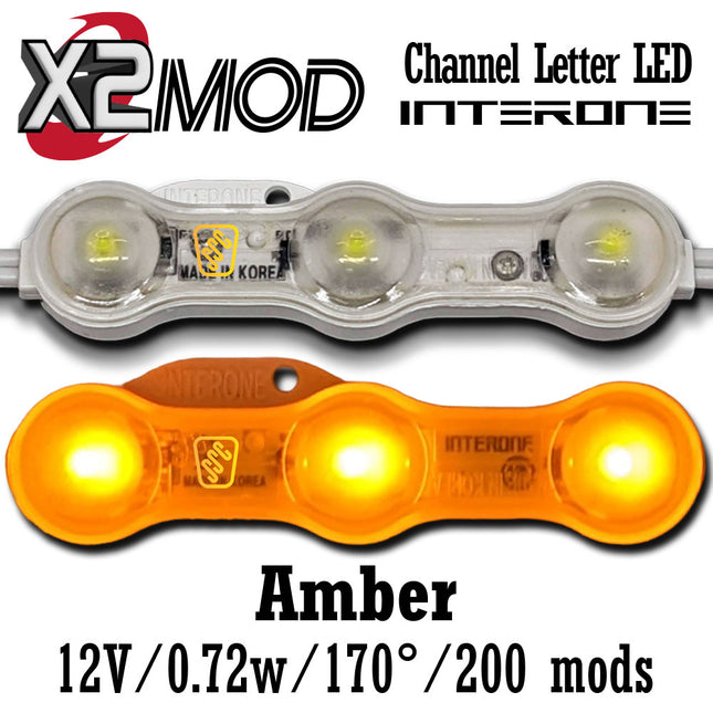 Interone X2-Amber Yellow LED Module
