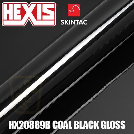 Hexis SKINTAC HX20889B Coal Black Gloss