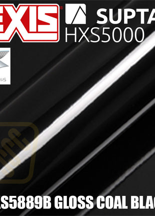 Hexis SUPTAC Air Release HXS5889B Coal Black Gloss Premium Cut Vinyl