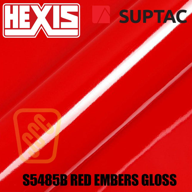 Hexis SUPTAC S5485B Red Embers Gloss Premium Cut Vinyl