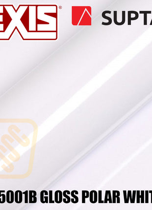 Hexis SUPTAC S5001B Polar White Gloss Premium Cut Vinyl