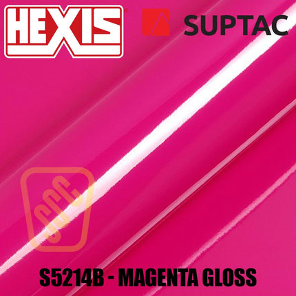 Hexis SUPTAC S5214B Magenta Gloss Premium Cut Vinyl