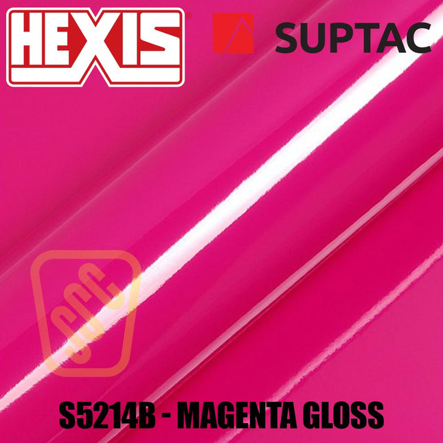 Hexis SUPTAC S5214B Magenta Gloss Premium Cut Vinyl
