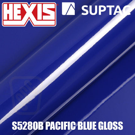 Hexis SUPTAC S5280B Pacific Blue Gloss Premium Cut Vinyl
