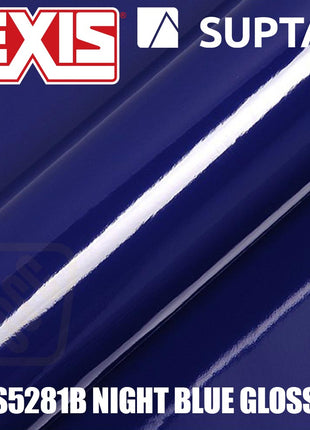 Hexis SUPTAC S5281B Night Blue Gloss Premium Cut Vinyl