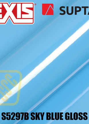 Hexis SUPTAC S5297B Sky Blue Gloss Premium Cut Vinyl