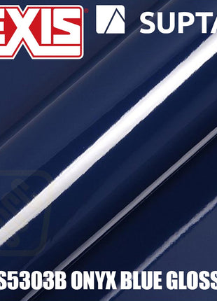 Hexis SUPTAC S5303B Onyx Blue Gloss Premium Cut Vinyl
