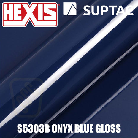 Hexis SUPTAC S5303B Onyx Blue Gloss Premium Cut Vinyl