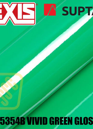 Hexis SUPTAC S5354B Vivid Green Gloss Premium Cut Vinyl
