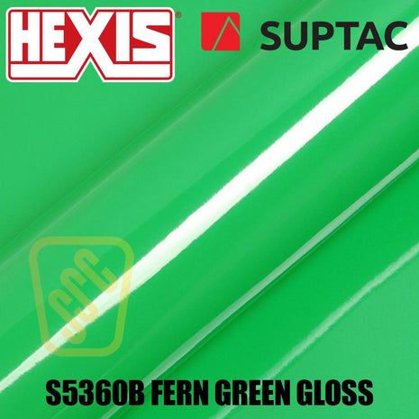Hexis SUPTAC S5360B Fern Green Gloss Premium Cut Vinyl