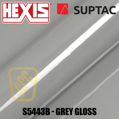 Hexis SUPTAC S5443B Grey Gloss Premium Cut Vinyl