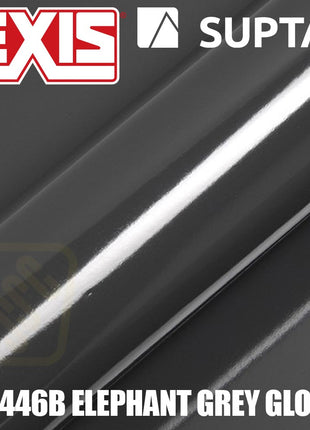 Hexis SUPTAC S5446B Elephant Grey Gloss Premium Cut Vinyl