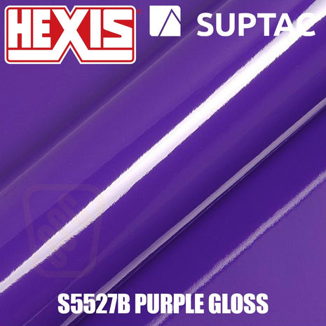 Hexis SUPTAC S5527B Purple Gloss Premium Cut Vinyl
