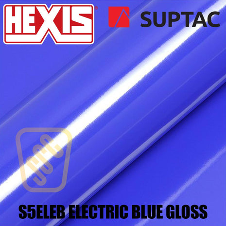Hexis SUPTAC S5ELEB Electric Blue Gloss Premium Cut Vinyl