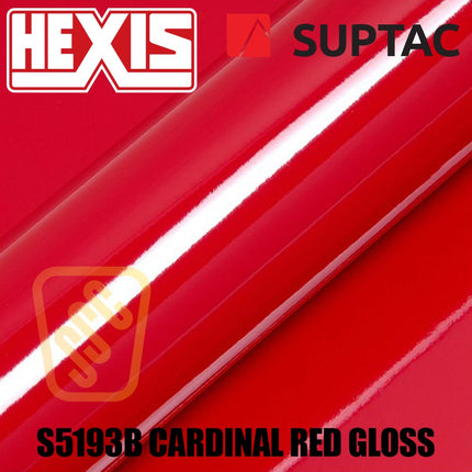 Hexis SUPTAC S5193B Cardinal Red Gloss Premium Cut Vinyl