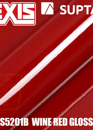 Hexis SUPTAC S5201B Wine Red Gloss Premium Cut Vinyl
