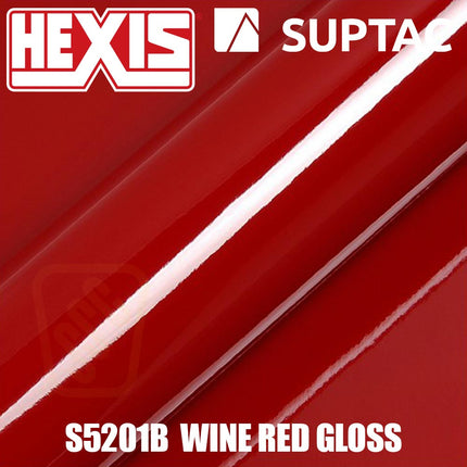 Hexis SUPTAC S5201B Wine Red Gloss Premium Cut Vinyl