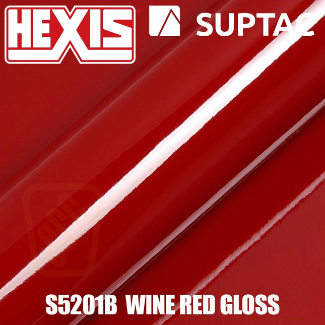 Hexis SUPTAC S5201B Wine Red Gloss Premium Cut Vinyl