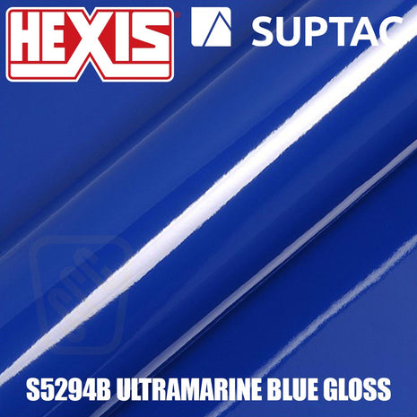 Hexis SUPTAC S5294B Ultramarine Blue Gloss Premium Cut Vinyl
