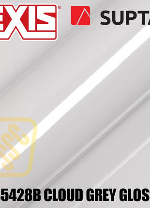Hexis SUPTAC S5428B Cloud Grey Gloss Premium Cut Vinyl