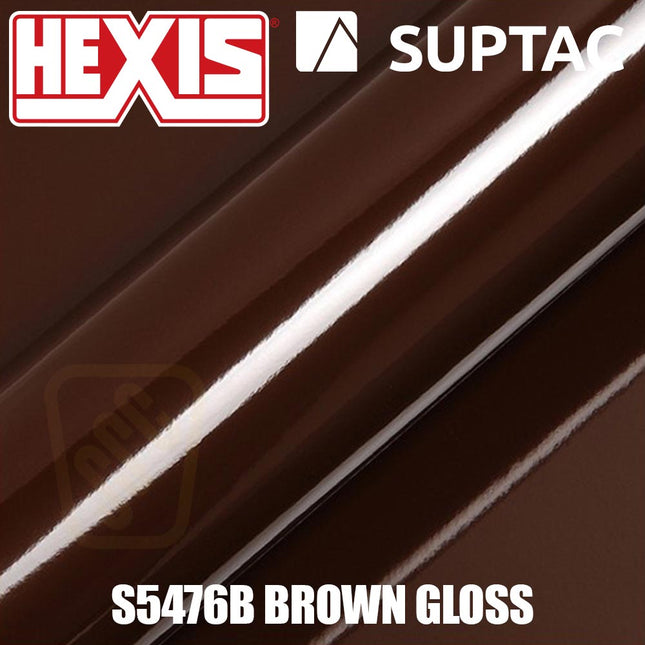 Hexis SUPTAC S5476B Brown Gloss Premium Cut Vinyl