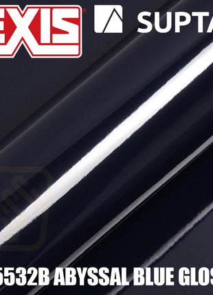 Hexis SUPTAC S5532B Abyssal Blue Gloss Premium Cut Vinyl