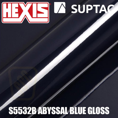 Hexis SUPTAC S5532B Abyssal Blue Gloss Premium Cut Vinyl