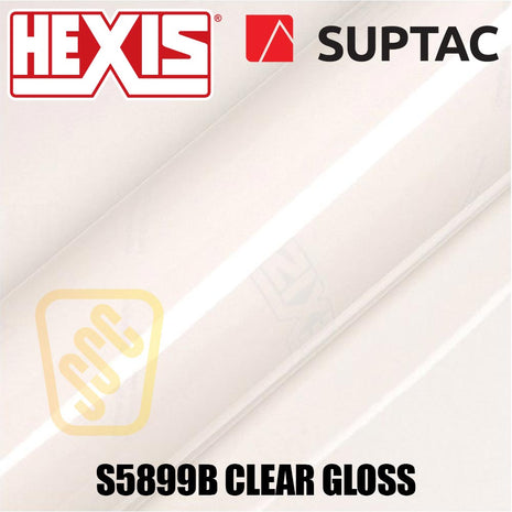Hexis SUPTAC S5899B Clear Gloss Premium Cut Vinyl