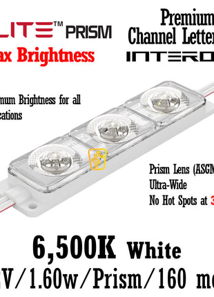 Interone K-Lite Prism White LED Module 6500K 1.60W 334lumens/ft 160 MODS