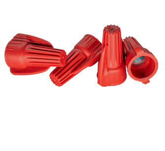 WINGED WIRE NUT CONNECTOR RED 18-8 AWG, 1000V Pack of 500