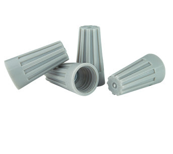 TWIST-ON WIRE NUT CONNECTOR GRAY 22-14 AWG, 300V Pack of 1,000