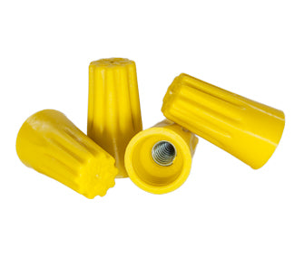 TWIST-ON WIRE NUT CONNECTOR YELLOW 22-10 AWG, 600V Pack of 500