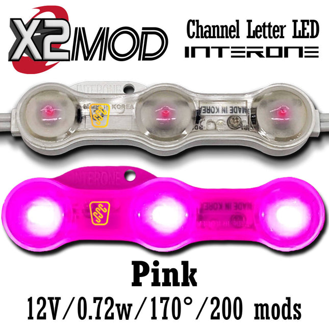 Interone X2-Pink LED Module