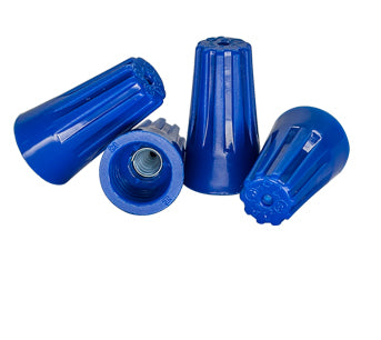 TWIST-ON WIRE NUT CONNECTOR BLUE 22-14 AWG, 300V Pack of 1,000