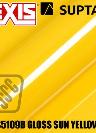 Hexis SUPTAC S5109B Sun Yellow Gloss Premium Cut Vinyl