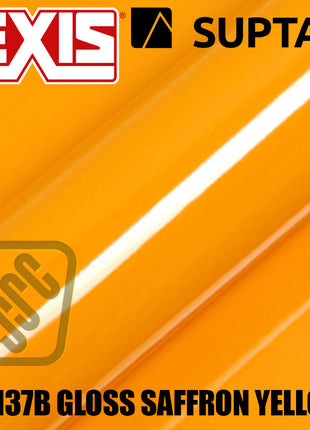 Hexis SUPTAC S5137B Saffron Yellow Gloss Premium Cut Vinyl