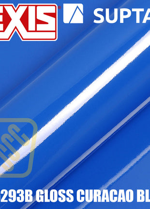 Hexis SUPTAC S5293B Curacao Blue Gloss Premium Cut Vinyl