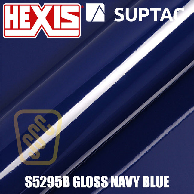 Hexis SUPTAC S5295B Navy Blue Gloss Premium Cut Vinyl