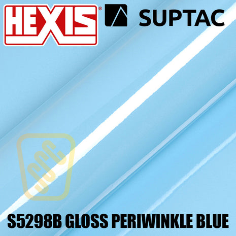 Hexis SUPTAC S5298B Periwinkle Blue Gloss Premium Cut Vinyl
