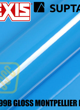 Hexis SUPTAC S5299B Montpellier Blue Gloss Premium Cut Vinyl