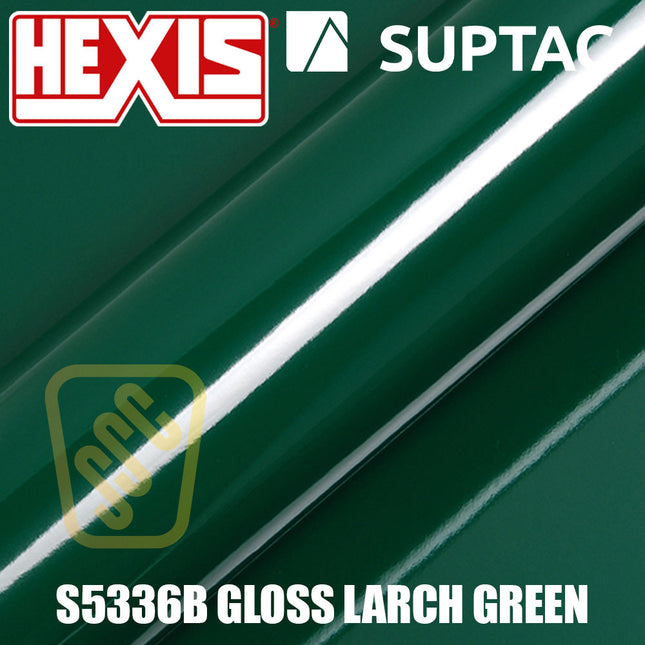 Hexis SUPTAC S5336B Larch Green Gloss Premium Cut Vinyl
