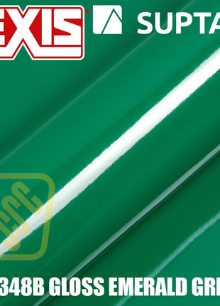 Hexis SUPTAC S5348B Emerald Green Gloss Premium Cut Vinyl