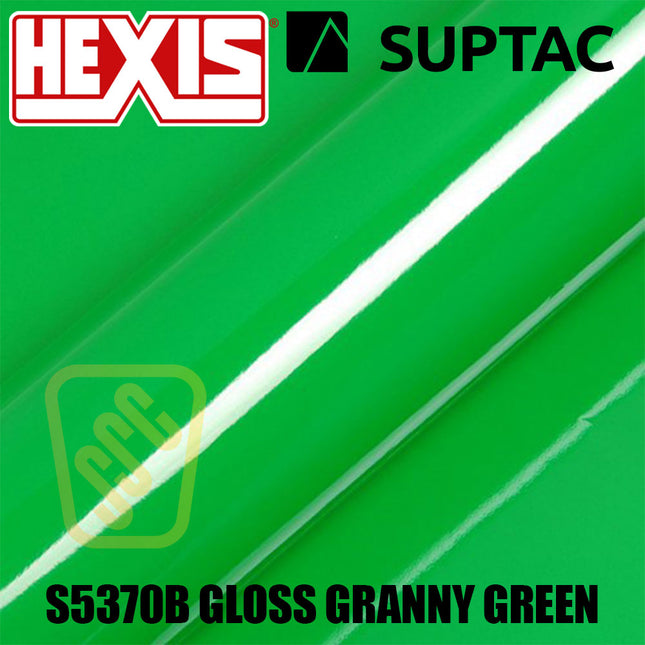 Hexis SUPTAC S5370B Granny Green Gloss Premium Cut Vinyl